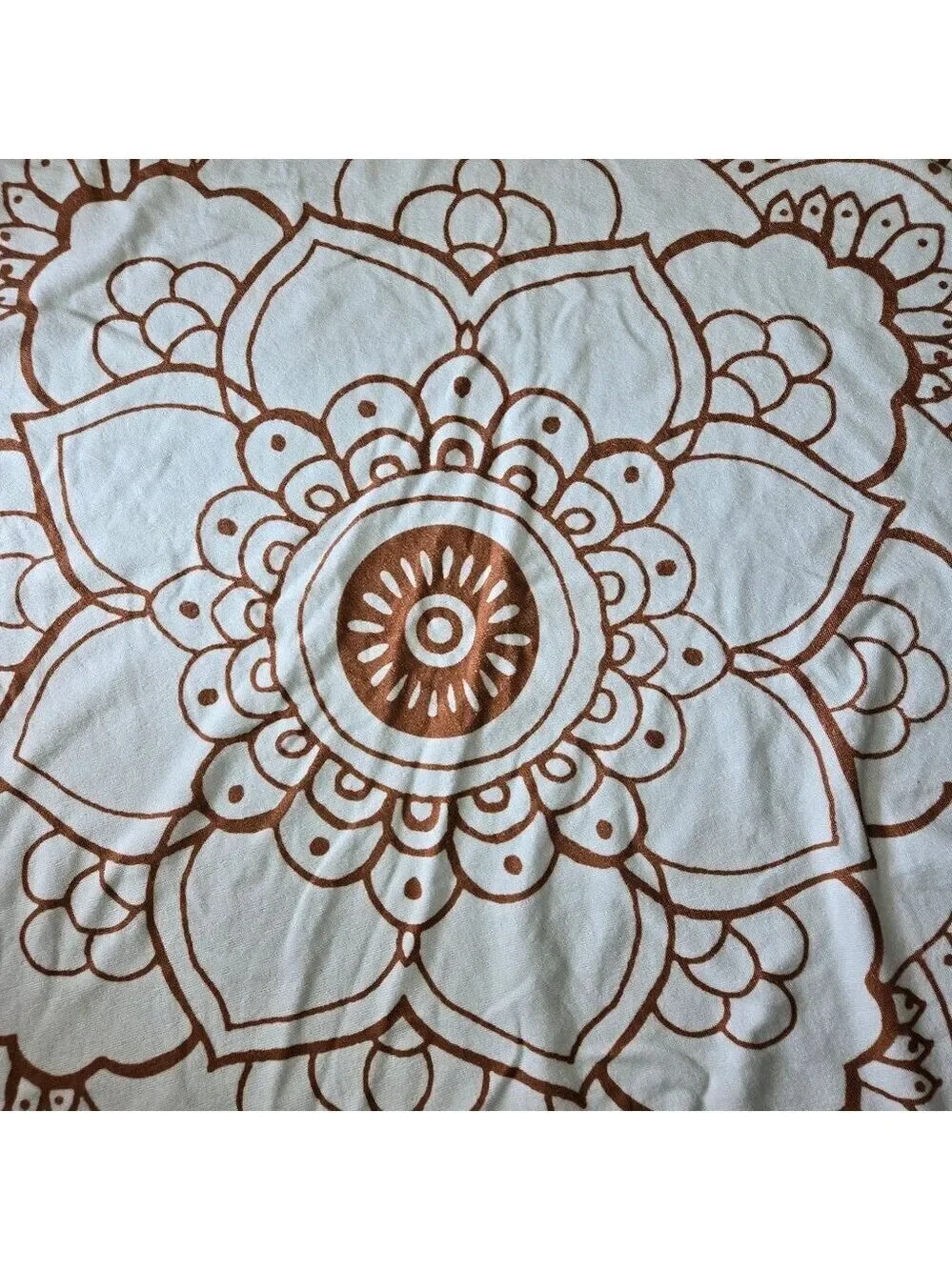 ViX Paula Hermanny Lotus Mandala Terry Cloth Towel Yoga Mat Decoration